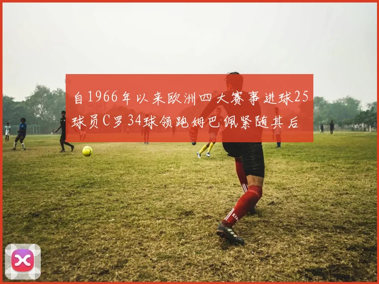 自1966年以来欧洲四大赛事进球25球员C罗34球领跑姆巴佩紧随其后